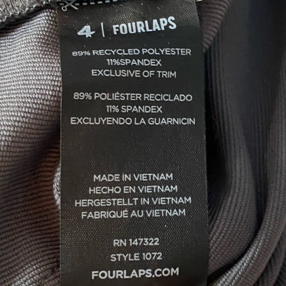 Four Laps Athletic Traverse Pants Mens Size 38x32 Stretch Water Resistant Gray - Picture 12 of 12